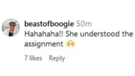 Fans reacted to Hailie's response to Houdini (Image via Instagram / @beastofboogie)